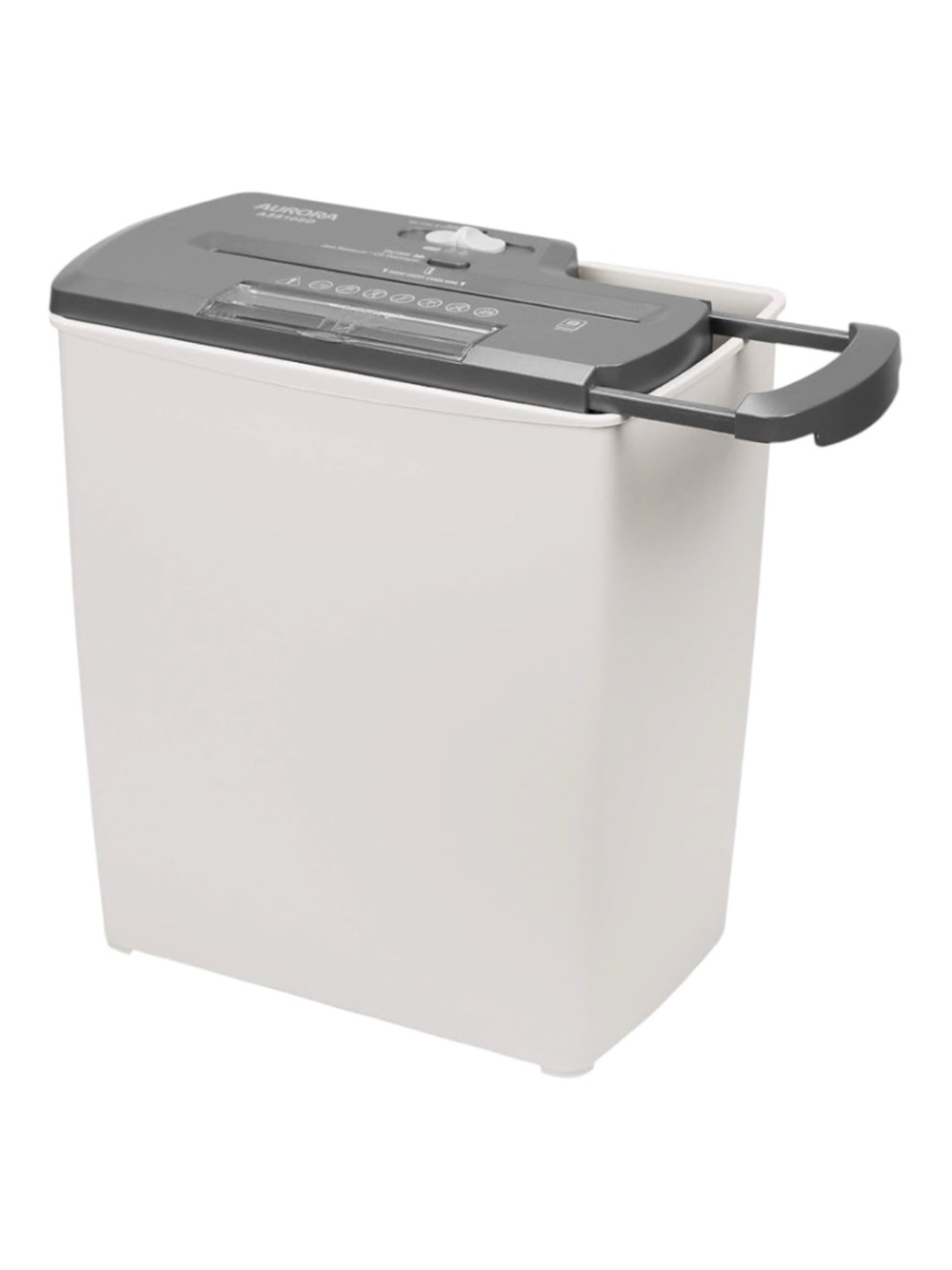 Aurora AS810SD 8-Sheet Strip-Cut Paper, CD and Credit Card Shredder Basket